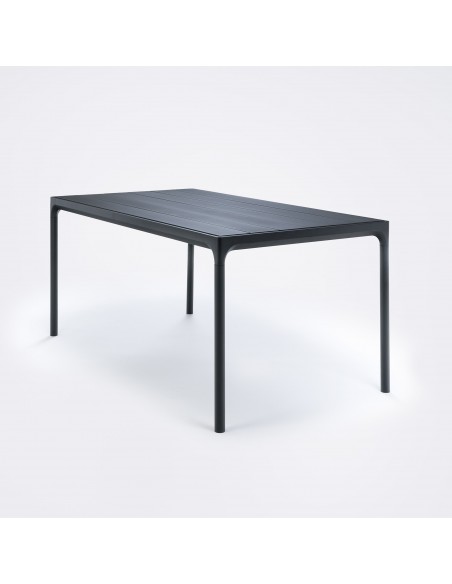 TABLE FOUR ALUMINIUM & BAMBOU 160x90 cm