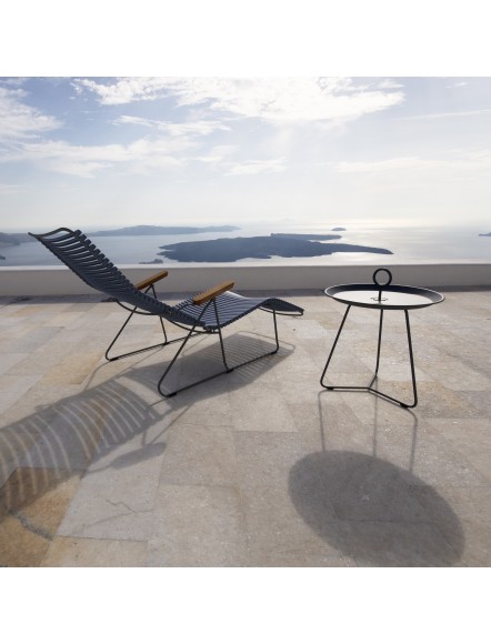 Table d'appoint EYELET gris - diam 70cm