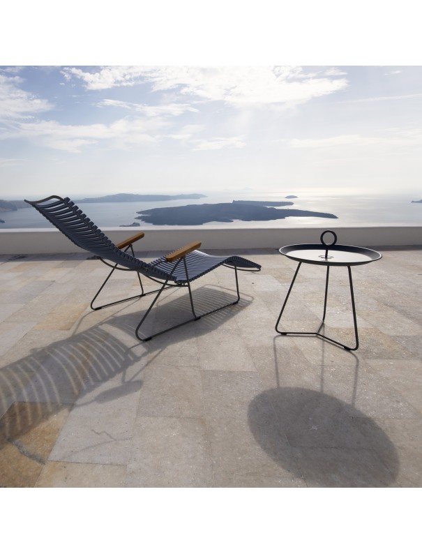 Table d'appoint EYELET blanche - diam 45cm