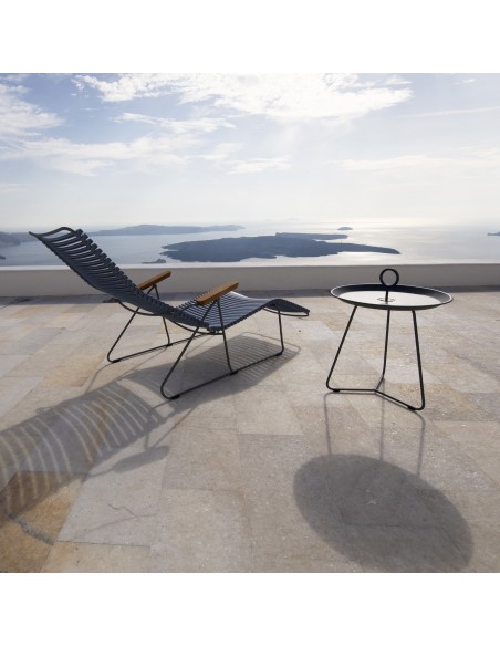 Table d'appoint EYELET blanche - diam 45cm