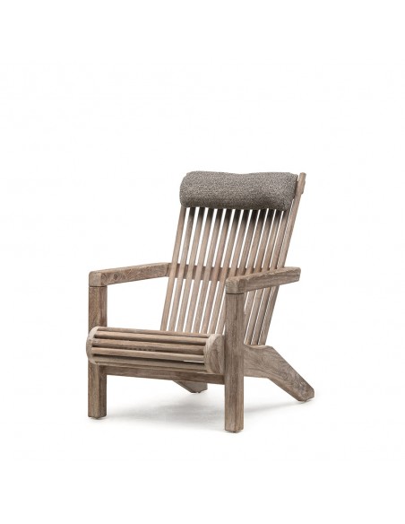 FAUTEUIL EASY ORSO NATUREL GRIS