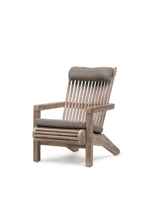 FAUTEUIL EASY ORSO NATUREL GRIS