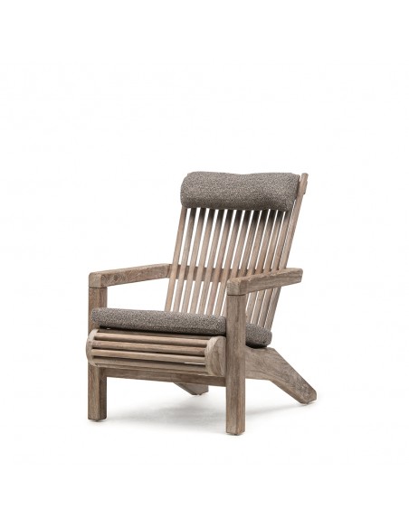 FAUTEUIL EASY ORSO NATUREL GRIS