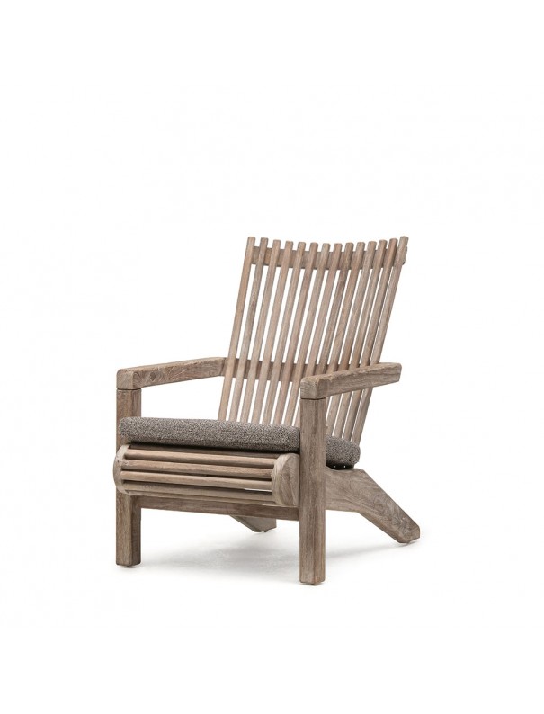 FAUTEUIL EASY ORSO NATUREL GRIS