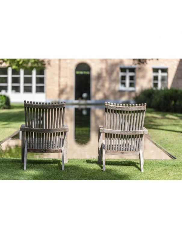 FAUTEUIL EASY ORSO NATUREL GRIS