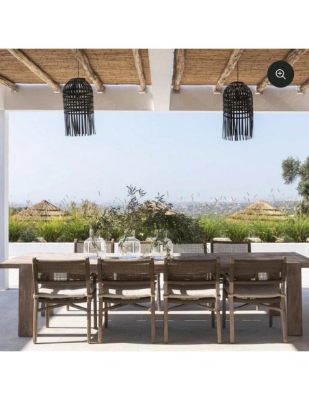 CHAISE FIONA TECK (sans coussin)