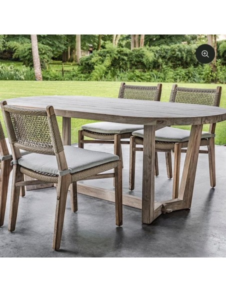 CHAISE FIONA TECK (sans coussin)