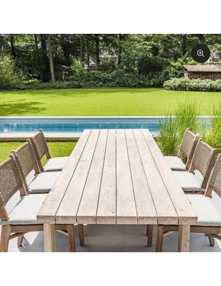 CHAISE FIONA TECK (sans coussin)