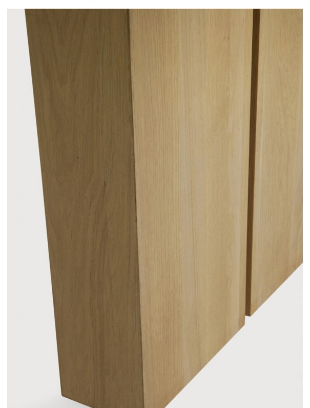 TABLE A RALLONGE DOUBLE CHENE 200/300 x 100