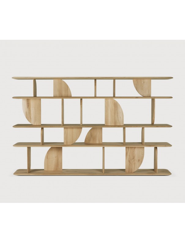 Etagere geometric chene