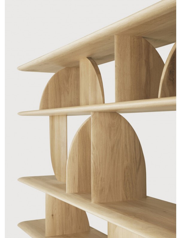 Etagere geometric chene
