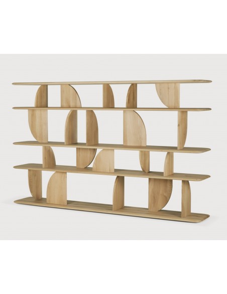 Etagere geometric chene