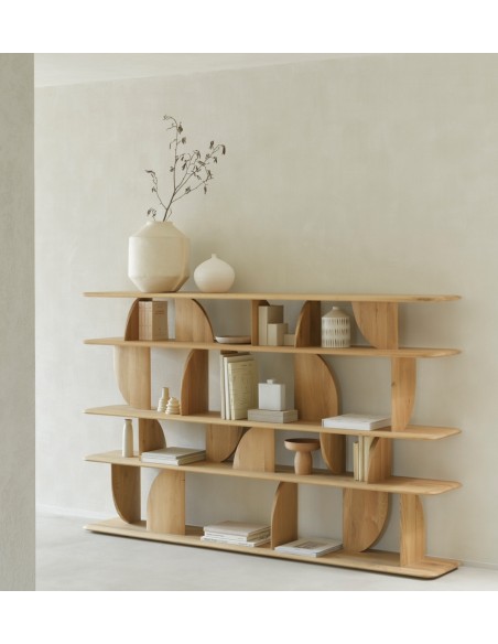 Etagere geometric chene