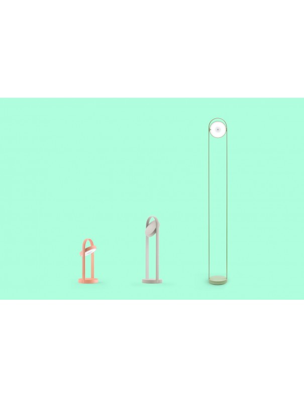 LAMPE GIRAVOLTA TOUCH ROSE