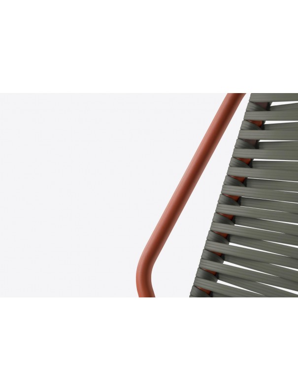 CHAISE PHILIA EPOXY TERRACOTA/BEIGE