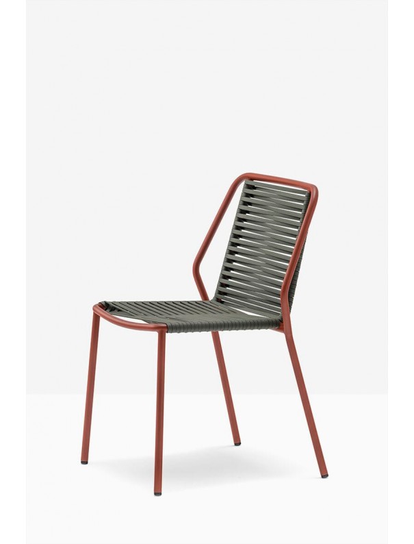 CHAISE PHILIA EPOXY TERRACOTA/BEIGE