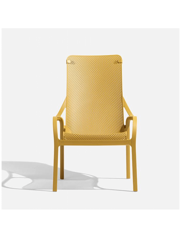FAUTEUIL NET LOUNGE JAUNE