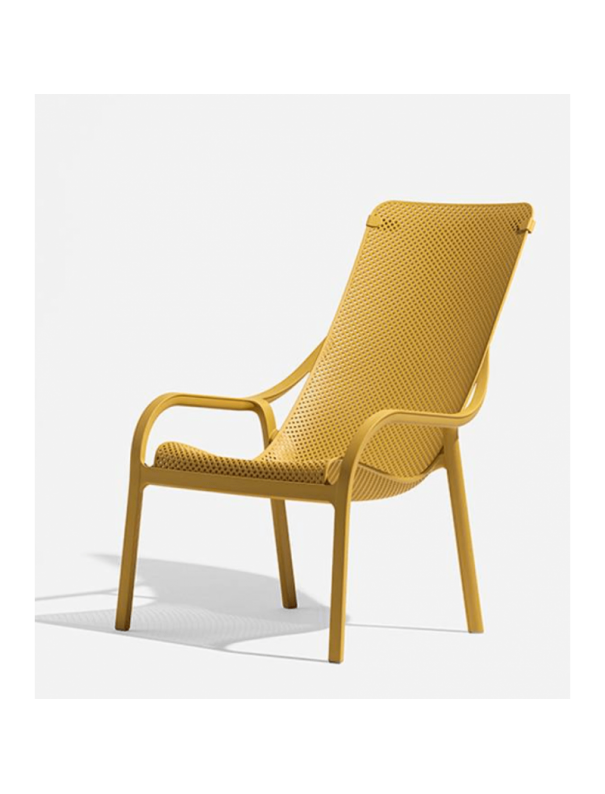FAUTEUIL NET LOUNGE JAUNE