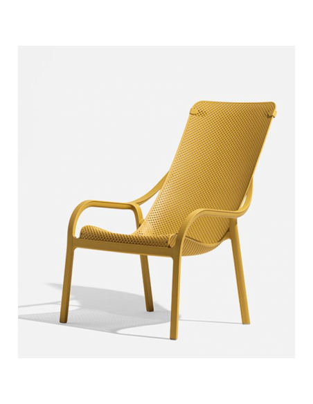 FAUTEUIL NET LOUNGE JAUNE