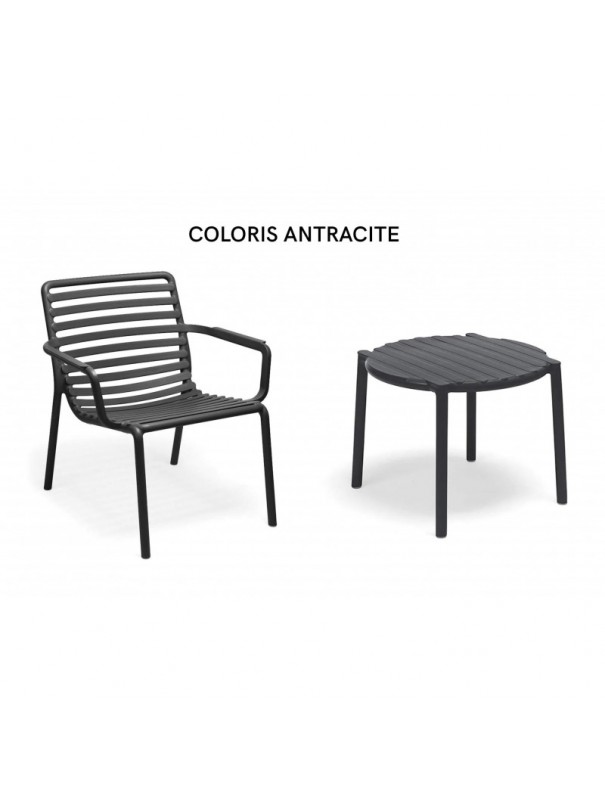 TABLE BASSE DOGA ANTHRACITE