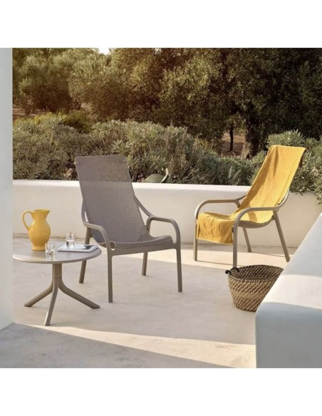 FAUTEUIL NET LOUNGE TAUPE