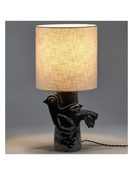 LAMPE DE TABLE PALOMA NOIR