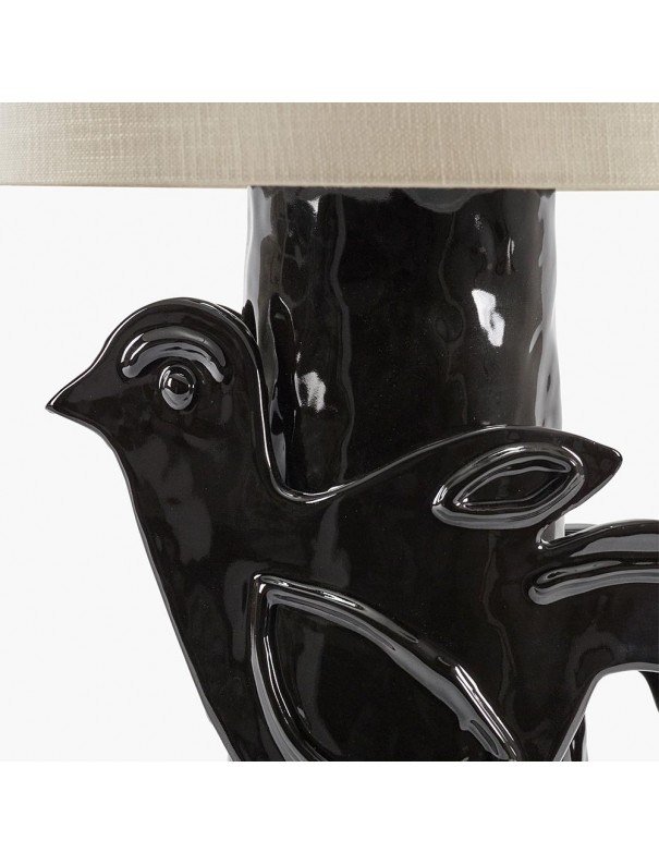 LAMPE DE TABLE PALOMA NOIR