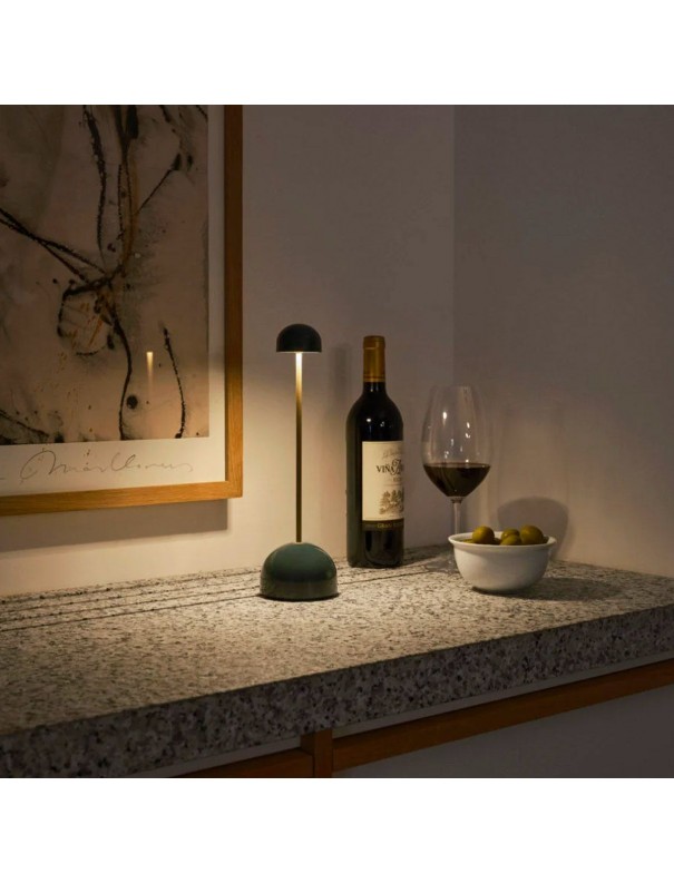 Lampe portable Sips Blanc / Argent