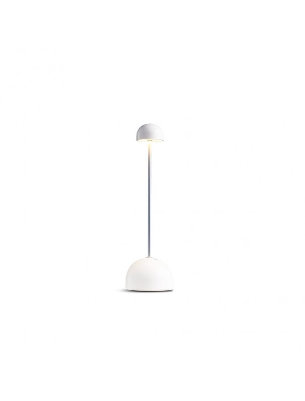 Lampe portable Sips Blanc / Argent