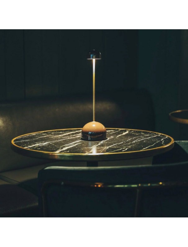 Lampe portable Sips Chocolat / Or