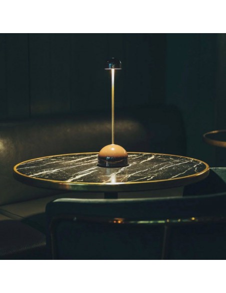 Lampe portable Sips Chocolat / Or