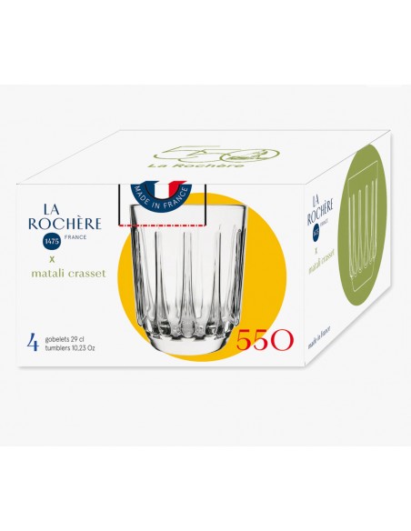 COFFRET 4 VERRES 550 ANS