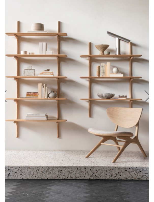 ETAGERE MURALE PI - 3 plateaux CHENE