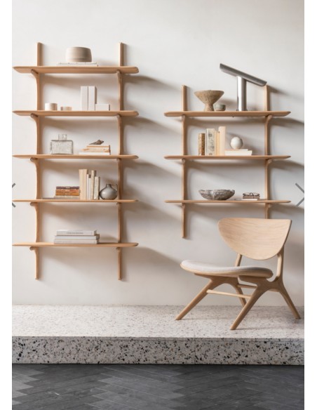 ETAGERE MURALE PI - 3 plateaux CHENE