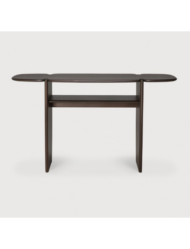 CONSOLE PI ACAJOU BRUN FONCE L160
