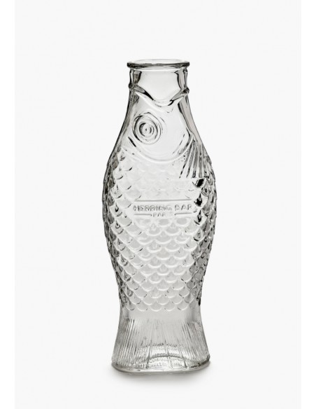 BOUTEILLE TRANSPARENTE FISH & FISH
