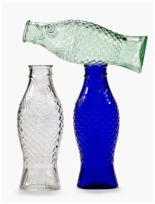 BOUTEILLE TRANSPARENTE FISH & FISH