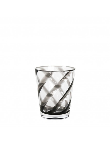 VERRE SPIRALE NOIR