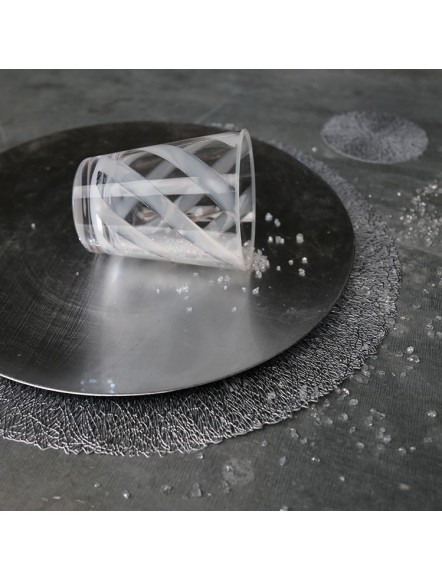 VERRE EN METHACRYLATE SPIRALE BLANC 2