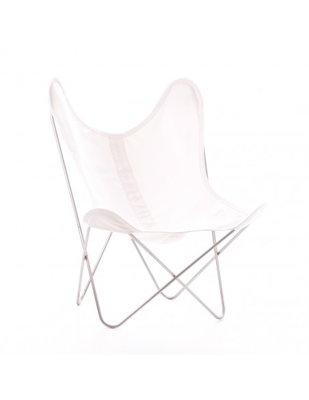 Fauteuil Airborne AA Buffalo blanc optique