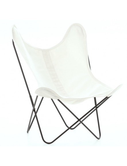 Fauteuil Airborne AA Buffalo blanc optique
