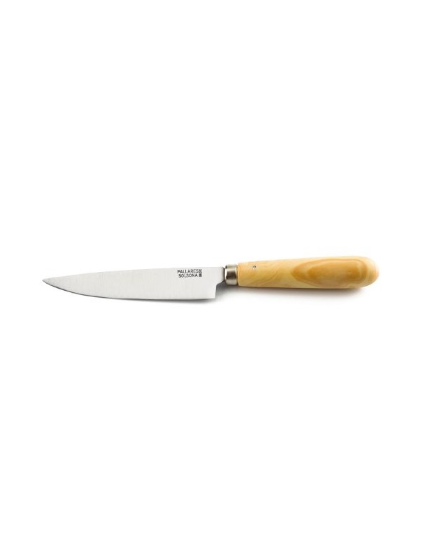 Couteau manche buis, lame inox 12cm